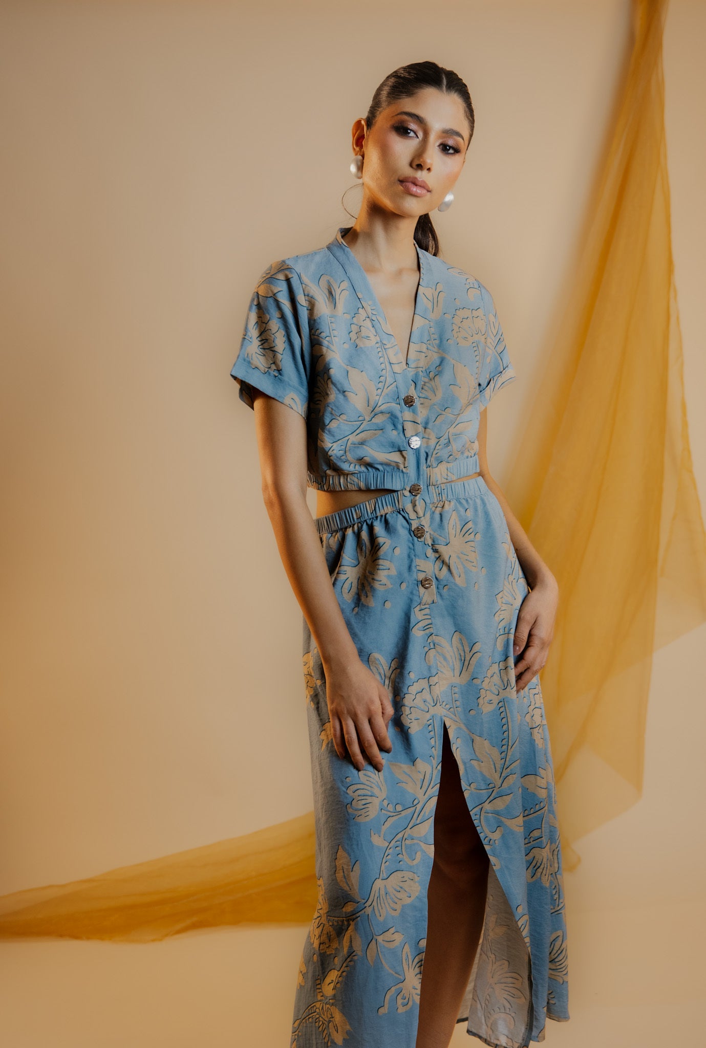 Shirt Dress with Slits